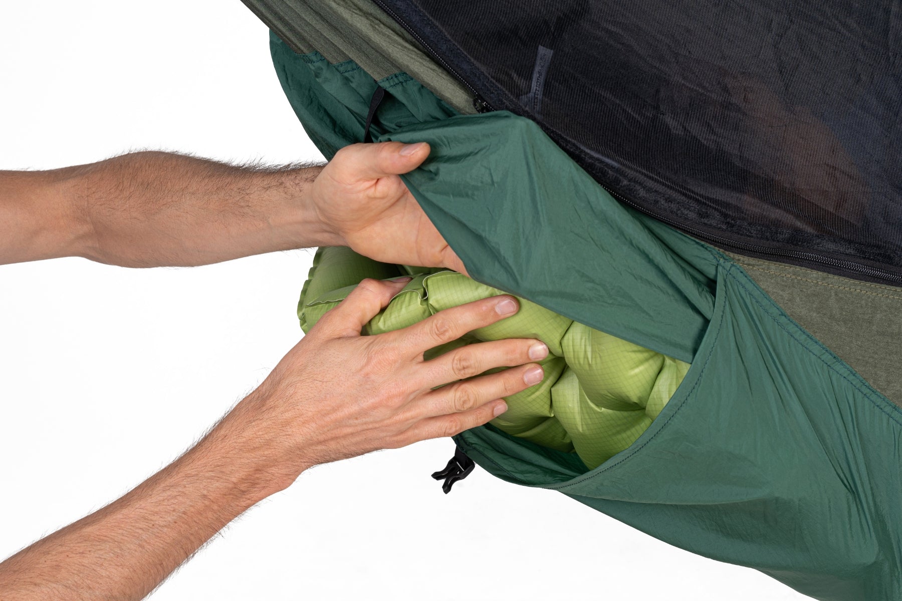 HAMACA PRO MAT – Hamaca con compartimento para colchón y mosquitera