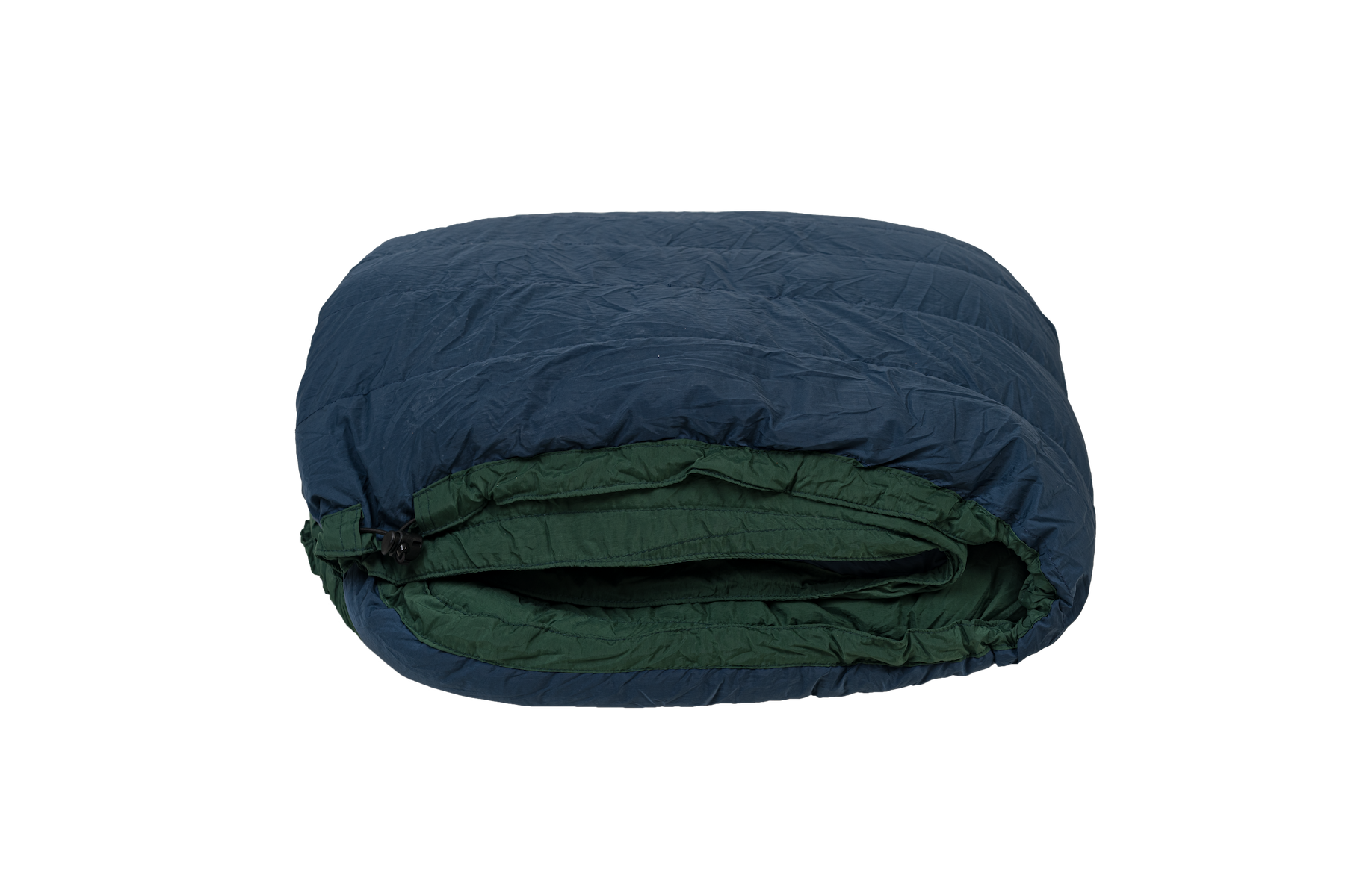 MOONQUILT PRO 850 aufgerollt – platzsparend verpackt für den Transport im Rucksack oder Gepäck.
