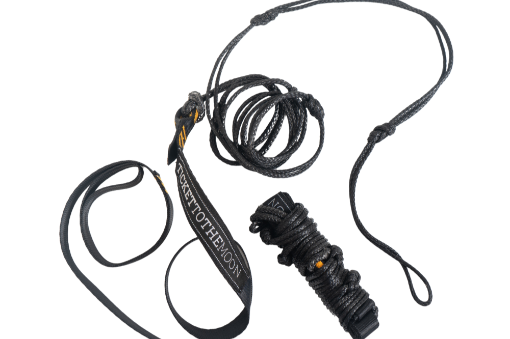 TTTM Lightest Straps – ultraleichtes Hängematten-Aufhängesystem mit Dyneema-Seilen und Schlaufenband, ideal für Minimalisten und Trekkin