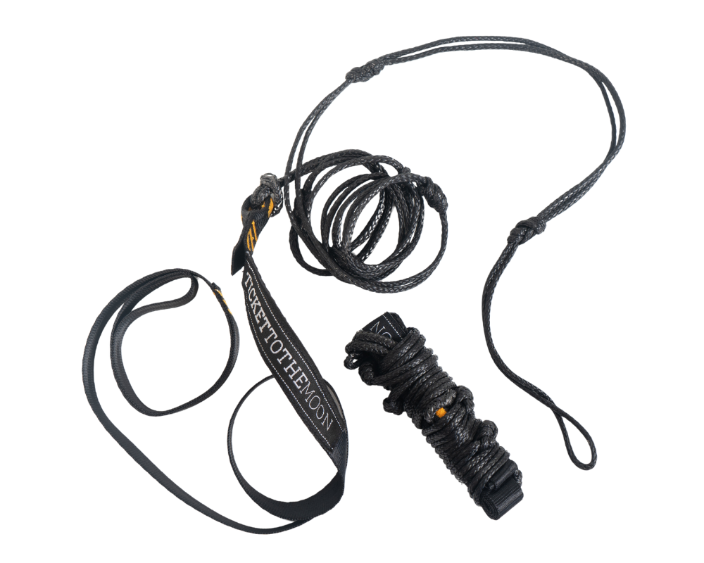 TTTM Lightest Straps – ultraleichtes Hängematten-Aufhängesystem mit Dyneema-Seilen und Schlaufenband, ideal für Minimalisten und Trekking