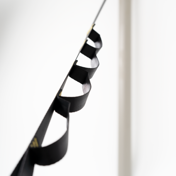 Detailansicht der TTTM Moonstrap-Schlaufen vor weißem Hintergrund – flexible Längenverstellung für sicheres Hängematten-Setup