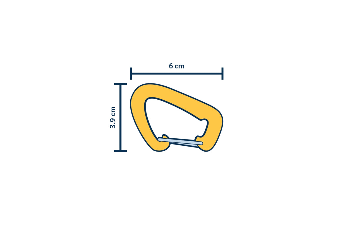 Technische Daten: CARABINER SET 10kN – Extra-starke Sicherheitskarabiner für Hängematten