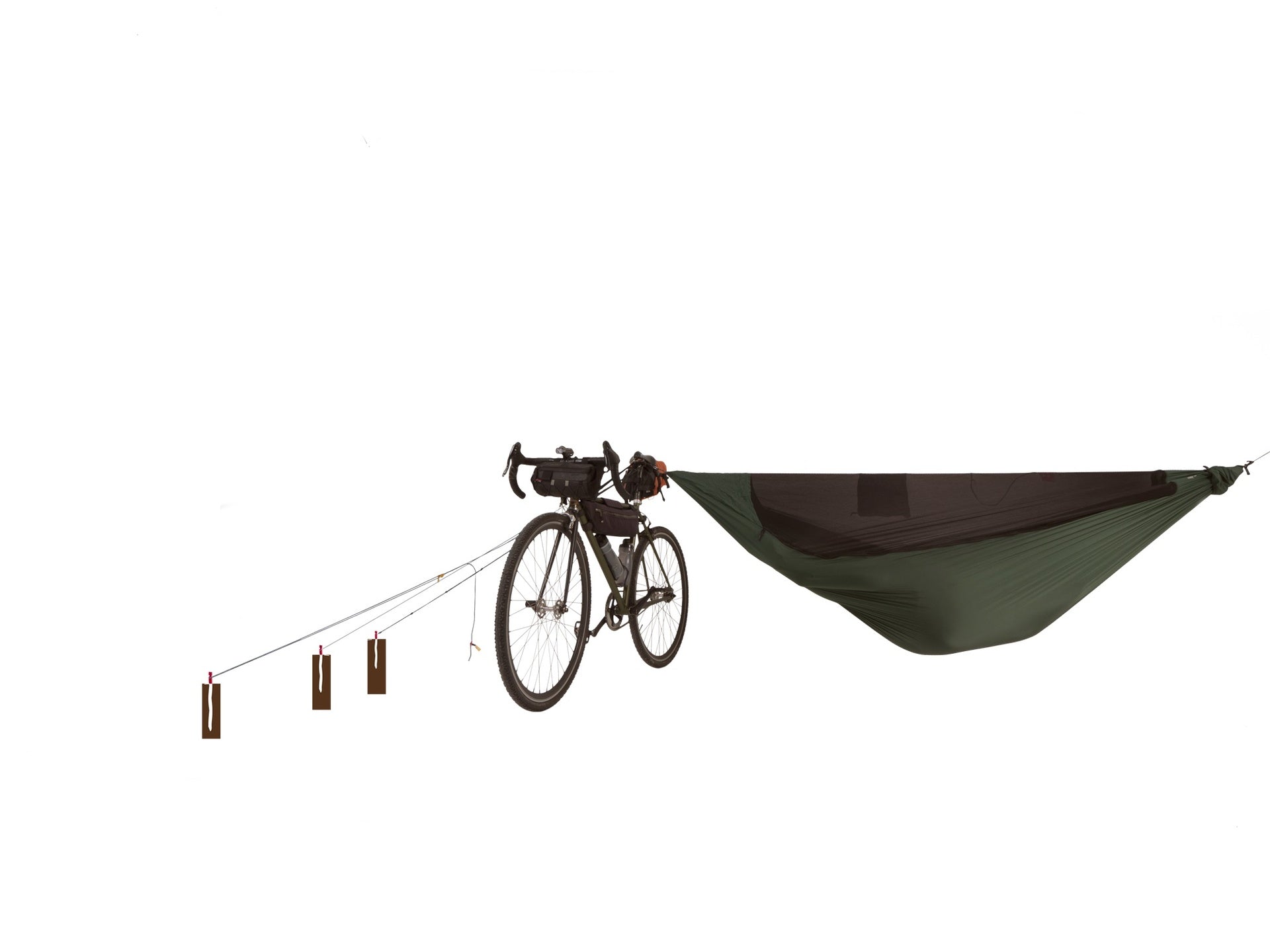 2nd TREE KIT – Hammock Setup ohne zweiten Baum