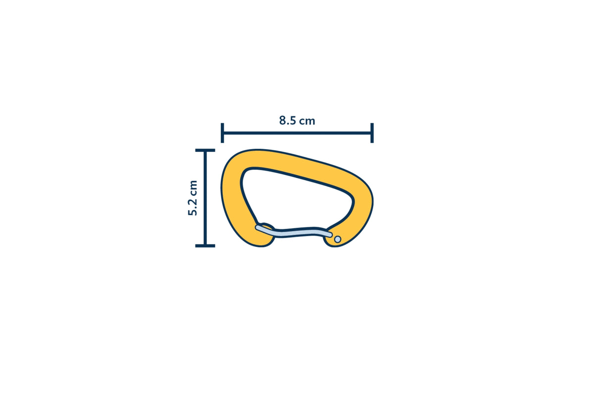 Technische Daten: CARABINER SET 22kN – Ultrastarke Karabiner für XXL-Hängematten & Outdoor