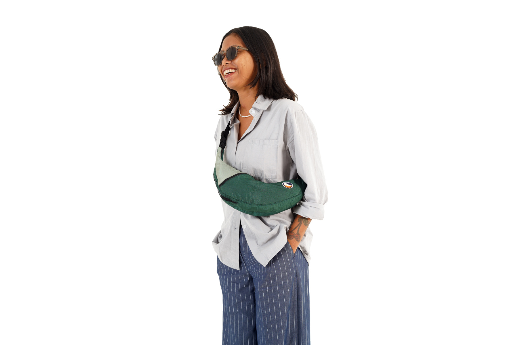 SLING BAG RECYCLED – Leichte Umhängetasche aus recyceltem Nylon