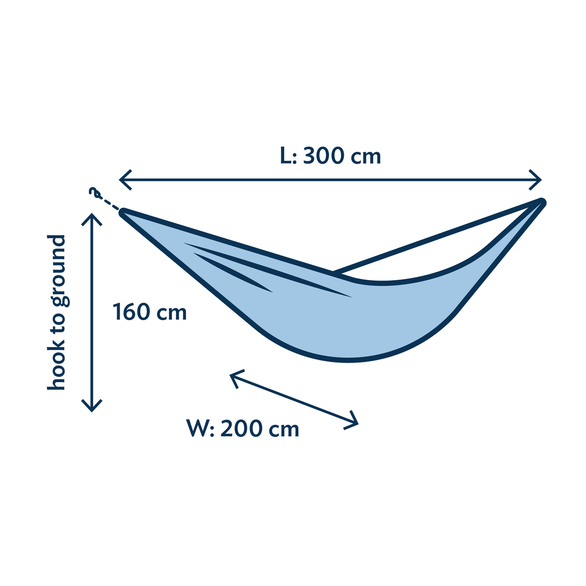 Technische Daten: TRAVEL HAMMOCK Original - Leichte Hängematte für Abenteuer & Reisen