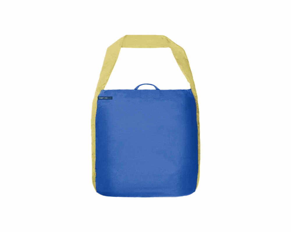 GIF das abwechselnd die unterschiedlichen Farbkombinationen des Eco Bags Unique wiedergibt.