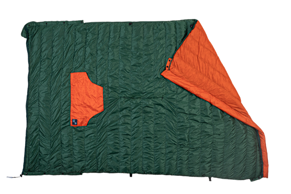 Moonblanket von Ticket to the Moon – vielseitig einsetzbare Decke für unterwegs, Camping oder Hängematte